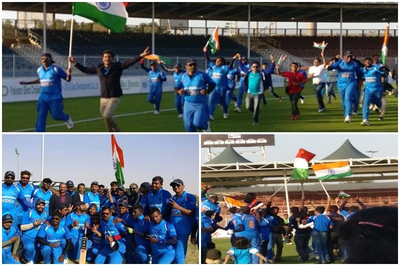 Blind Cricket World Cup 2018, Blind Cricket World Cup 2018 pictures, Blind Cricket World Cup india win, Blind Cricket World Cup 2018 india won, Blind Cricket World Cup 2018 india beat pakistan, ind beat pak, Sharjah Cricket Stadium in UAE on Saturday, Team India today beat arch-rivals Pakistan