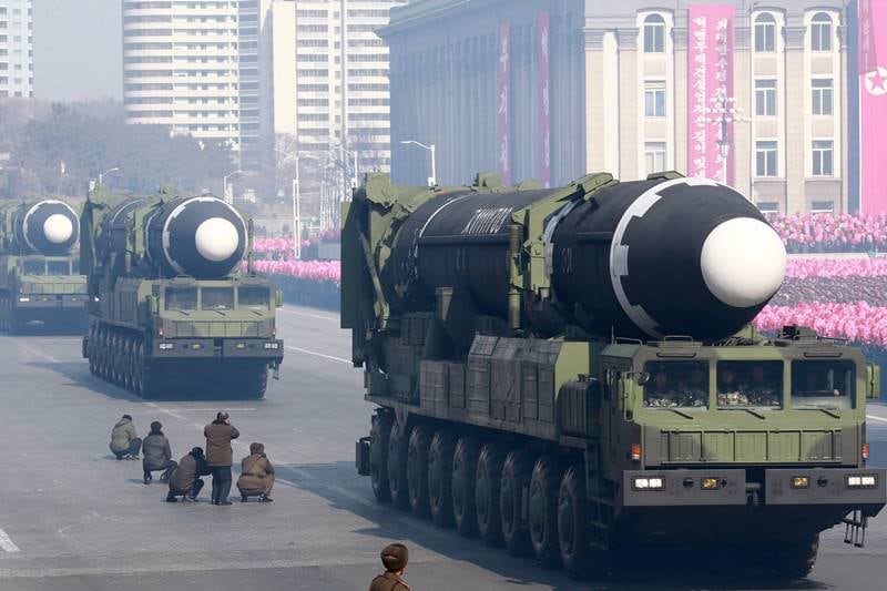 North Korea, Kim Jong Un, missiles, military parade, intercontinental ballistic missiles, ICBM, Winter Olympics, North Korea military parade, ballistic missile, world news