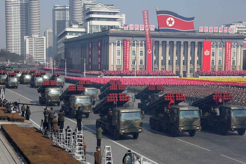 North Korea, Kim Jong Un, missiles, military parade, intercontinental ballistic missiles, ICBM, Winter Olympics, North Korea military parade, ballistic missile, world news