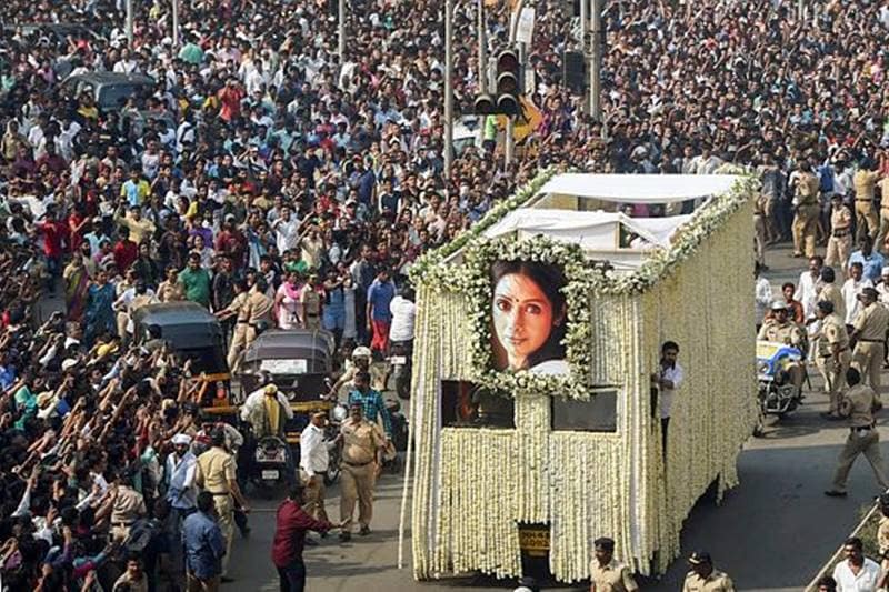 Sridevi cremated with state honours.