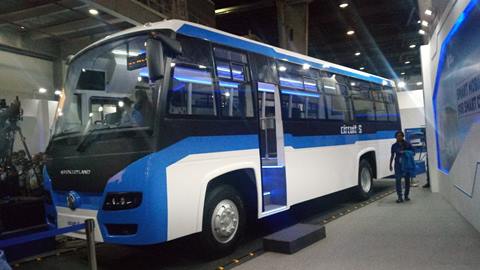 Auto Expo 2018: Ashok Leyland Circuit-S electric bus introduced: An electric bus that takes less than 5 minutes to get charged