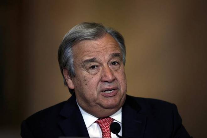 Antonio Guterres, Xi Jinping, UN chief, china president,  Stephane Dujarric 