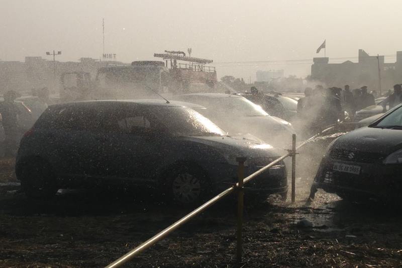 (A fire sparked at the parking during the Auto Expo 2018, primarily due to dry grass catching fire from a cigarette) Car parks: The parking areas for cars and motorcycles was ill organised with clouds dusts welcoming the visitors. The shuttle service from the parking areas to the expo was not adequately frequent and clearly could not handle the number of visitors who entered every hour. Add to it that the walk from parking, depending on where your vehicle is parked was over 1 km at times, it was disappointing to see lack of adequate shuttle services.