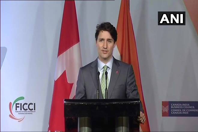 Canadian PM Justin Trudeau clarifies on his wife's photo with pro-Khalistan activist Jaspal Atwal (Source: ANI) Canadian PM Justin Trudeau clarifies on his wife's photo with pro-Khalistan activist Jaspal Atwal (Source: ANI)
