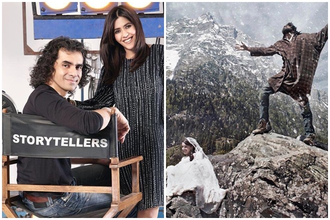 Laila Majnu Movie Poster: It will be interesting to see Imtiaz Ali sharing the producer's seat along with Balaji Motion Pictures chief Ekta Kapoor. Laila Majnu Movie Poster: It will be interesting to see Imtiaz Ali sharing the producer's seat along with Balaji Motion Pictures chief Ekta Kapoor.