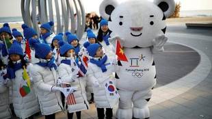 Olympic officials, Pyeongchang Winter Games opening ceremony, Kim Jong Un