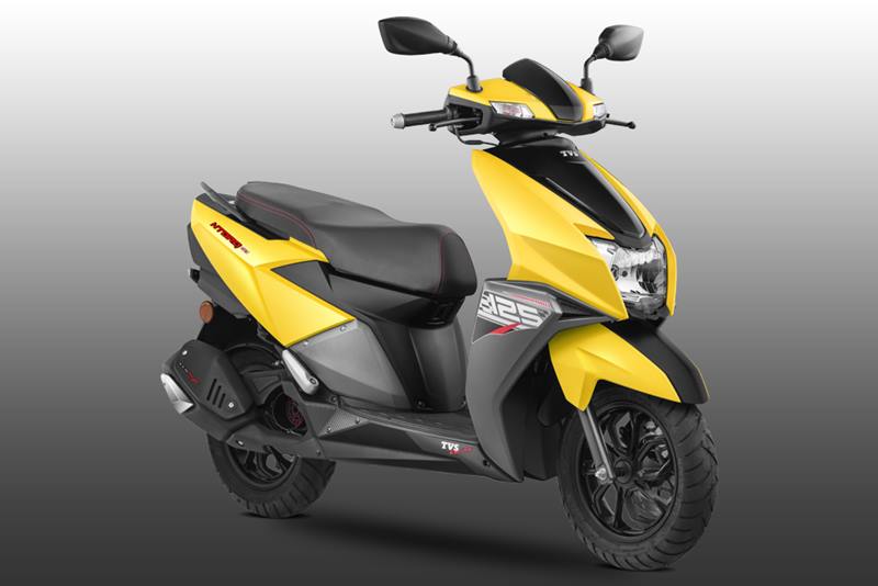 TVS Ntorq 125 has been launched in India at Rs 58,750 (Ex-Showroom) and is the company's first big bet in 125 cc scooter catrgoty. Sporty design, phone connectivity options and success of previous scooters like Jupiter and Scooty Zest will allow TVS Motors to increase its market share in the fast growing scooter segment. TVS Motor Company has launched this new scooter right before auto expo 2018 where it is expected to showcase an electric scooter as well.
