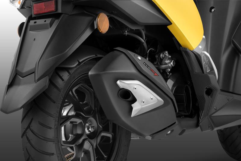 TVS Ntorq 125 gets diamond cut alloy wheels along a different exhaust note.
