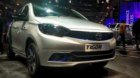 Auto Expo 2018: Tata Tigor and Tiago Electric car showcased, Expect 140 km range, fast charging and a Rs 10 lakh retail price!