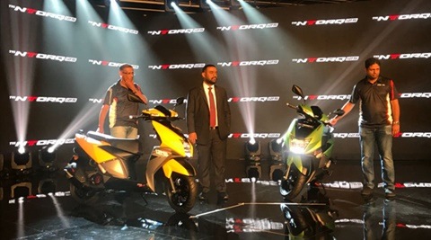 New TVS Ntorq 125 scooter