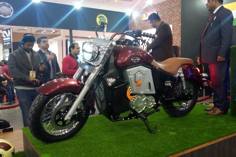 UM Motorcycles launched its electric cruiser, well known as Renegade Thor at Auto Expo 2018. The motorcycle has been launched at a whopping Rs 9.9 lakh and once the company brings the locally assembled model, the pricing will come down to Rs 4.9 lakh (ex-showroom). The new UM Renegade Thor gets a reverse gear, LED headlamp, full digital instrument cluster and its battery offers a range of 270 kms.