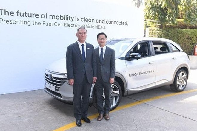 Hyundai showcases, EV, India-Korea Business Summit, Hyundai NEXO, Global Electric Vehicle