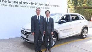 Hyundai showcases, EV, India-Korea Business Summit, Hyundai NEXO, Global Electric Vehicle