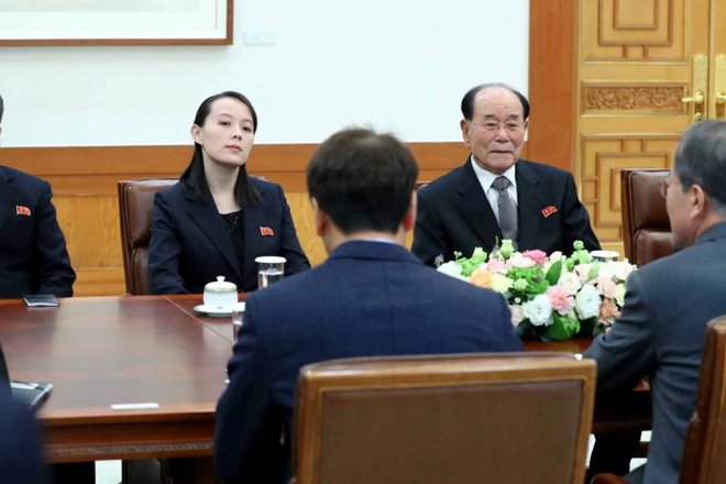 South Korea, Kim Jong Un,  North Korean leader,  North Korean leader  Pyeongchang Winter Olympics, North Korean officials