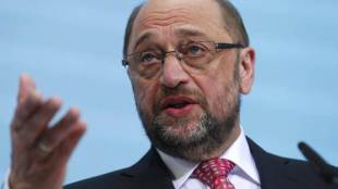 Martin Schulz, German SPD chief, SPD parliamentary group,  Andrea Nahles, SPD headquarters, Angela Merkel