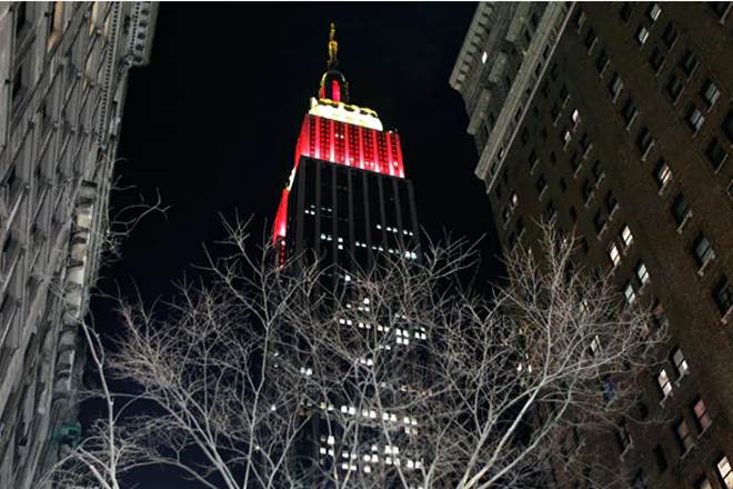 empire state, empire state building, chinese new year, china new year, Zhang Qiyue, Lunar New Year, Empire State Building in Manhattan,
