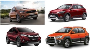 Ford Freestyle vs Hyundai i20 Active vs Honda WR-V vs Toyota Etios Cross spec comparison