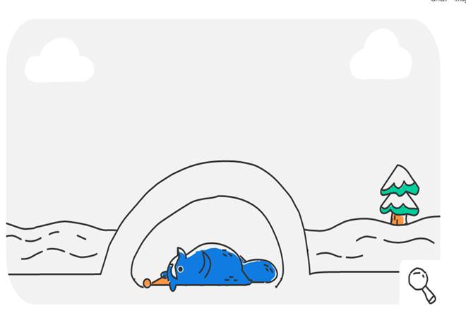 Google doodle celebrates fifth day of Winter Olympics