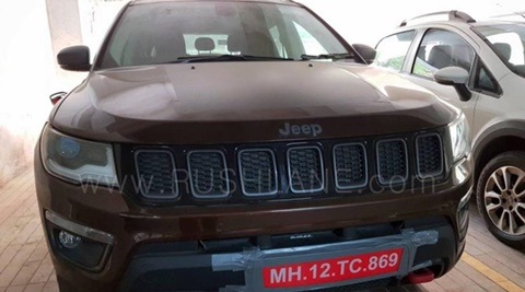 New India-spec Jeep Compass Trailhawk edition images surface: India launch expected soon