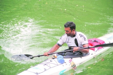 kayaking, Kaustubh Khade. kayaking sports, india, indian sports