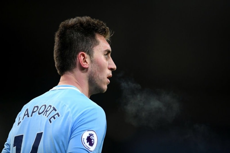 4- Aymeric Laporte is Manchester City's club record signing and was bought from Athletic Bilbao for £57m. (Twitter/Mancity)