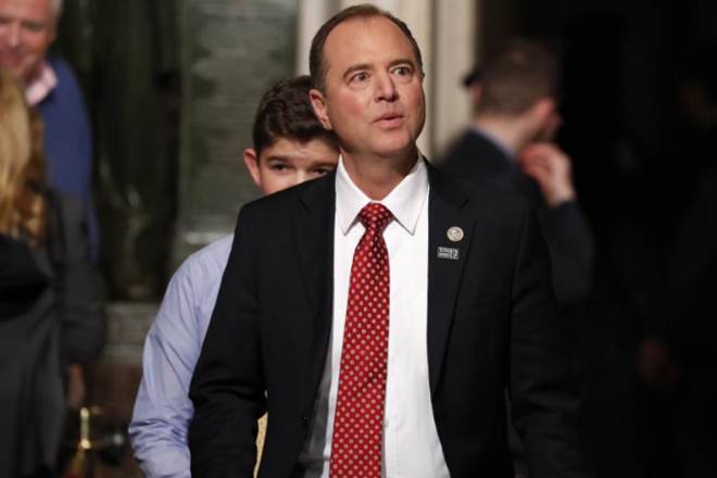 Adam Schiff, Democratic member, House Intelligence Committee, US President, Donald Trump, State of the Union address, US Congress, Capitol Hill, Washington,
