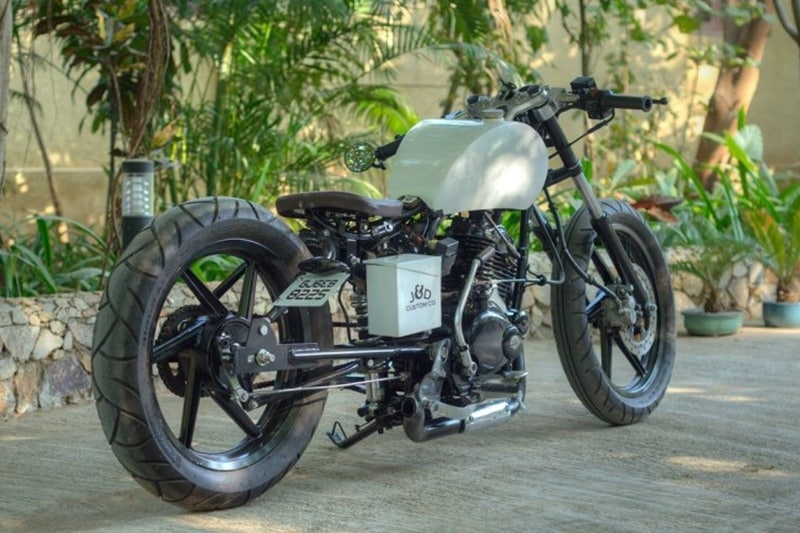 Pulsar Bobber: Another one from J&D Custom Co on this list is this Bobber based on the Bajaj Pulsar 150. The Bobber was the first custom motorcycle to roll out of J&D Custom Co. It is long, low and has a raked out front end, and is unlike any Pulsar you'll see on the roads. (Source: Facebook/J&D Custom Co)