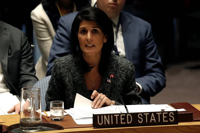 Nikki Haley, us ambassador, US donald trump, trump administration, Pakistan, aid to Pakistan, united nations, rights group, un accredation Nikki Haley, us ambassador, US donald trump, trump administration, Pakistan, aid to Pakistan, united nations, rights group, un accredation