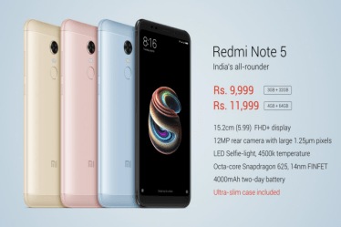 LIVE: Redmi Note 5 launched. (Twitter)
