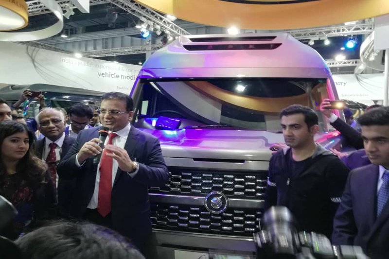 Auto Expo 2018: Pinnacle Specialtiy Vehicles and Cricketer Gautam Gambhirunveiled ‘Finetza’ claimed to be country's first customised motorhome that is both luxurious and spacious. The cost of t his motorhome ranges from Rs 15-25 lakh.