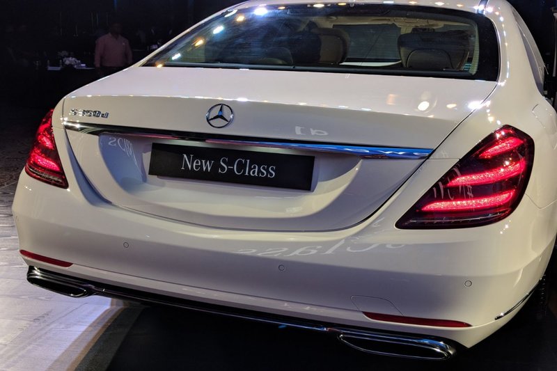 The rear of Mercedes-Benz S-Class gets crystal formed LED taillights and gives it a fresh look. It gets body coloured rear sensors along with a generous boot capacity. The overall dimensions of the new S-Class has not changed drastically and the sedan remains one of the longest car in its segment.