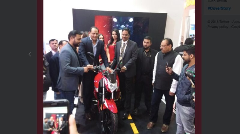 Auto Expo 2018: Former Indian Cricket Captain Mohammad Azharuddin launched the 250 cc 'SCORPION' motorcycle from Aftek Motors. The company also showcased its entire range of motorcycles at Auto Expo 2018 including the Knight Rider 170cc, Scorpion 200cc, Skipper 125cc, Royal+ 110cc, the Turbo 170cc and the Zontes R-250. Aftek Motors will launch these bikes in India in March 2018.