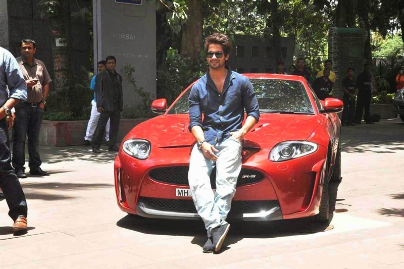 Jaguar XKR-S: The sportiest and the fastest car in Shahid's collection, the XKR-S is a sports coupe that can seat four. He's been spotted driving around Mumbai in his red XKR-S several times. Powered by a 5-litre V8 supercharged petrol engine, that makes 542 bhp and 680 Nm, enabling it a top speed of 300 km/h. (Image: hdpicswale)
