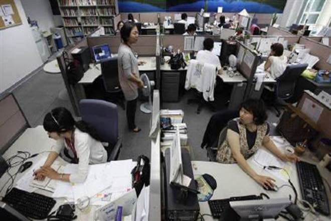 South Korea, asia most overworked country, South Koreans work hours, working hours, Moon Jae-in, minimum wage, Mexico, Organisation for Economic Co-operation and Development, labour unions