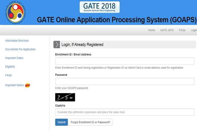 gate 2018 result, gate 2018, gate.iitg.ac.in, gate 2018 result date, Jyotiranjan Barik, how to check gate 2018 result, gate 2018 login, apps gate 2018, gops, gops gate, gate result, gate results, IIT Guwahati, education news