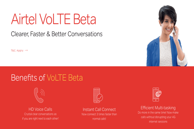 Airtel VoLTE.