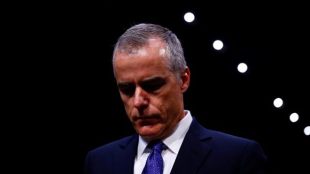 FBI, Andrew McCabe, Andrew McCabe fired,  Donald Trump, US president