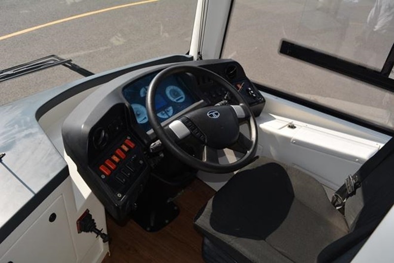 Tata Starbus Fuel Cell has a hydrogen fuel cell power system that makes 114 hp and an electric propulsion motor that makes 250 hp. The total torque is 1050 Nm at 800 rpm. The bus can seat 30 passengers.