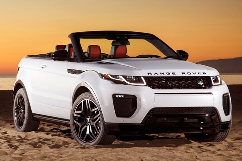 Land Rover has launched India's very first convertible SUV, the Range Rover Evoque Convertible that combines the design of the Evoque with a folding roof. The Evoque Convertible is the fifth of the Range Rover family and is a blend of Range Rover capabilities with a distinctive four-seat design and versatile storage.