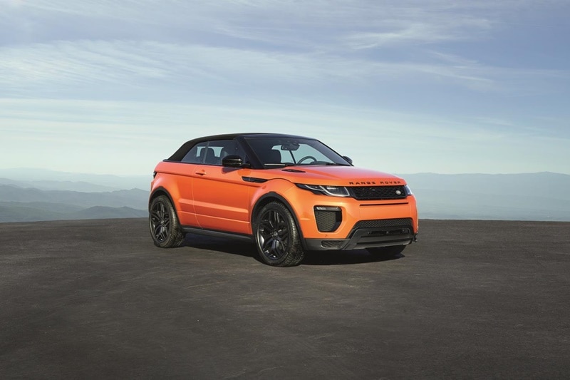 Range Rover Evoque Convertible comes with a Roll-Over Protection Device featuring deployable roll-over bars hidden in the rear bodywork. It deploys two aluminium bars within 90milliseconds in the unlikely event of a roll-over situation to create a survival space for occupants.