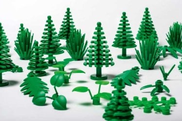 The Lego bricks made from polyethylene elements are 1-2 per cent of the total amount of plastic elements