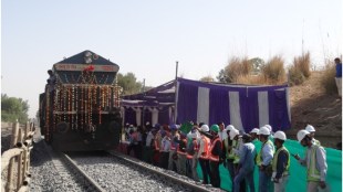 Locomotive trial on western dedicated freight corridor