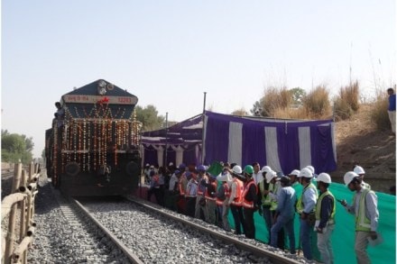 Locomotive trial on western dedicated freight corridor