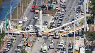 miami, miami bridge collapse, florida bridge collapse, FIU bridge collapse, foot bridge collapse at miami highway, foot bridge collapse in miami, pedestrian bridge collapse miami, miami foot bridge collapse, florida international university footbridge collapse
