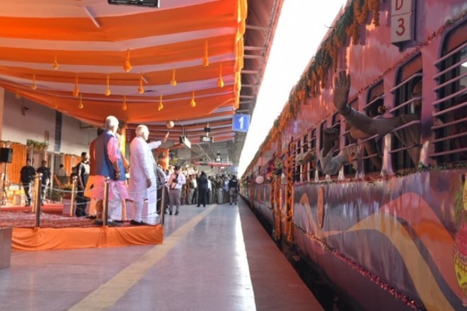 In Varanasi, Modi flags off Manduadih-Patna intercity express train, schedule & time details here