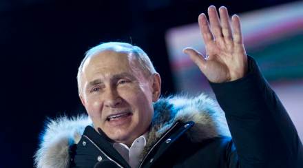 Vladimir Putin, russia president, eight presidential candidates, Kaliningrad, Russia 