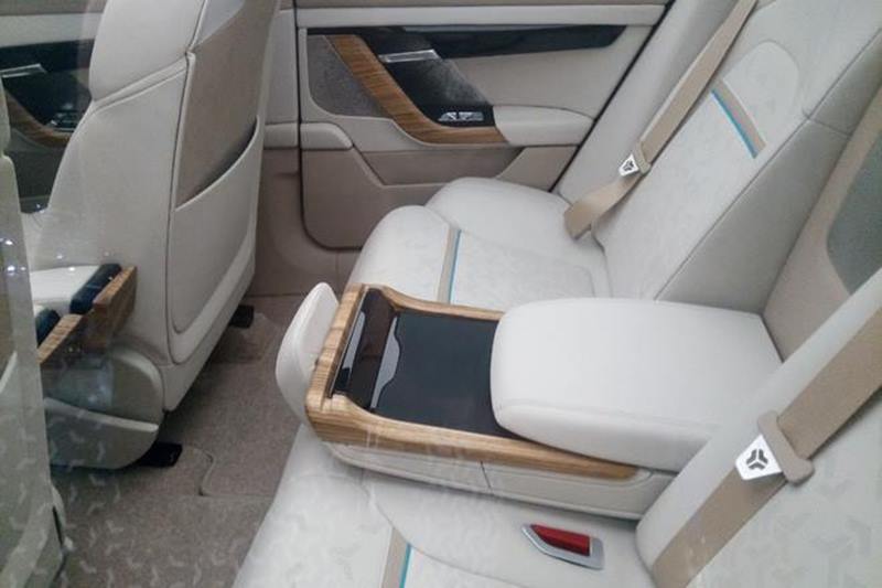 The rear seats on the Tata E-Vision electric sedan are also an area of strong focus. The idea behind is to offer the E-Vision concept maximum living space to the occupants.