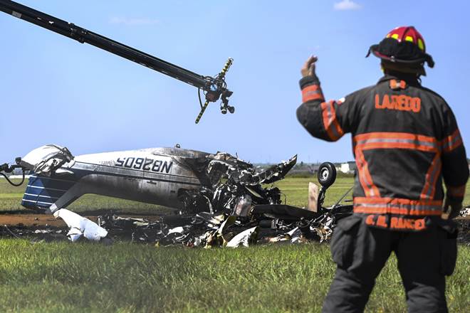 texas airport, texas airport crash, Laredo International Airport, Laredo International Airport crash, South Texas, Piper PA-31P, Federal Aviation Administration, world news