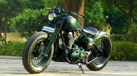 Modified Royal Enfield Soorma! Minimalist yet stunning work by Rajputana Customs