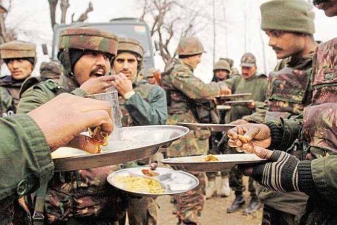 Ninety seven per cent BSF personnel have expressed "satisfaction" with the quantity and quality of meals provided to them on duty at the borders and elsewhere, a special study by a DRDO laboratory has said. (Image: FACEBOOK) Ninety seven per cent BSF personnel have expressed "satisfaction" with the quantity and quality of meals provided to them on duty at the borders and elsewhere, a special study by a DRDO laboratory has said. (Image: FACEBOOK)